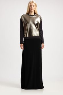 Neil Barrett Metallic Print Sweatshirt - Lyst
