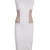 Victoria Beckham Fitted Dress in White (ivory) - Lyst