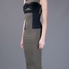 Victoria Beckham Fitted Dress in Khaki - Lyst