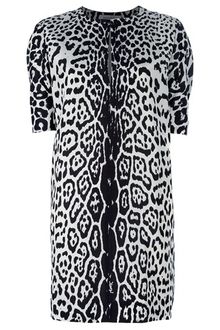 Yves Saint Laurent Leopard Print Boxy Dress - Lyst