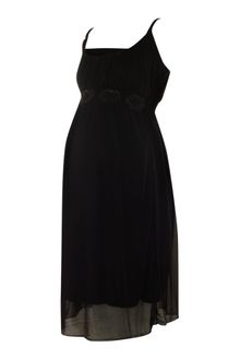 Mama-licious Chiffon Beaded Dress - Lyst