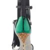 Sergio Rossi Ss Tawaraya Double Tiered Sandal in Multicolor (black/white/tan/green) - Lyst