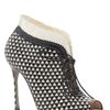 Sergio Rossi Ss Menphis Bootie in Black (milk/black) - Lyst