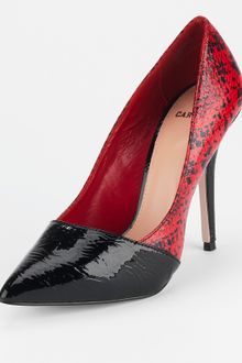 Carvela Carvela Stella Snake Print Patent Shoes - Lyst