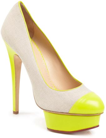 Charlotte Olympia Ss Monacoco Platform Court Shoe - Lyst