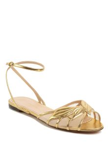 Charlotte Olympia Ss Gold Edith Sandal - Lyst