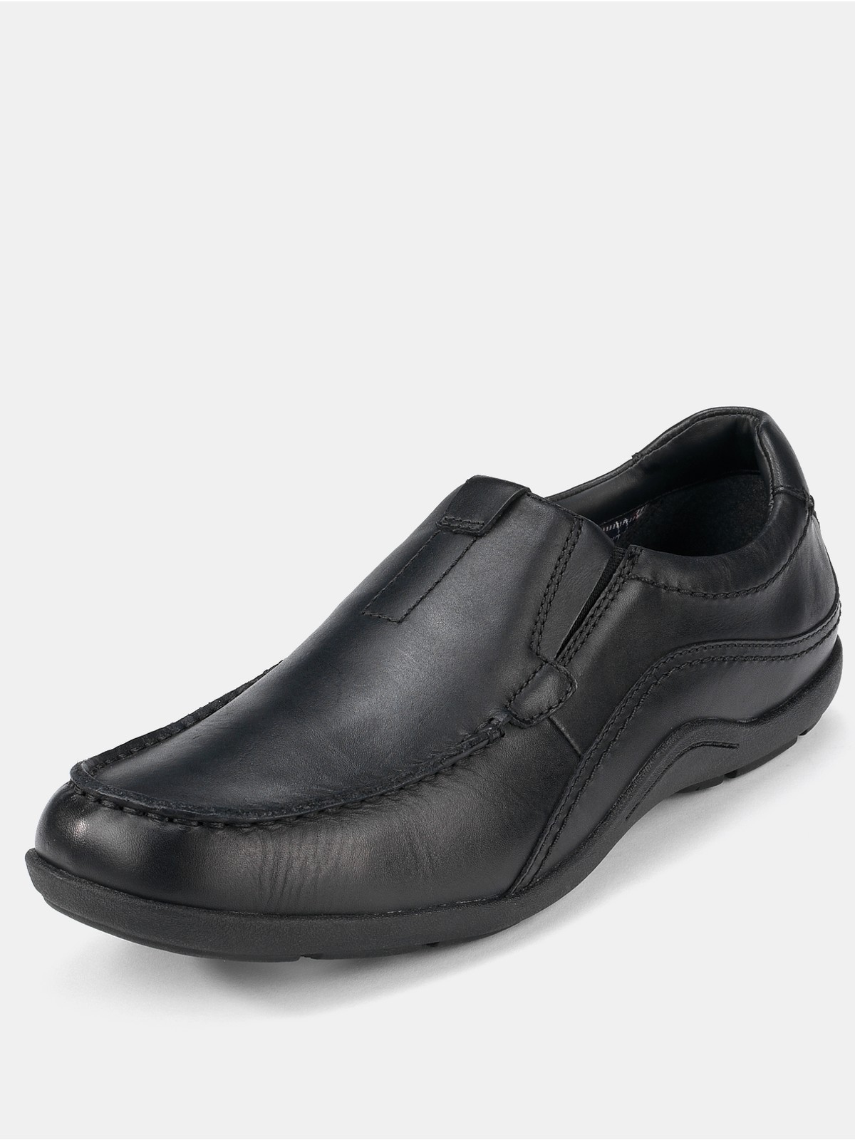Clarks Mens Falsetto Slip On Shoes in Black for Men | Lyst
