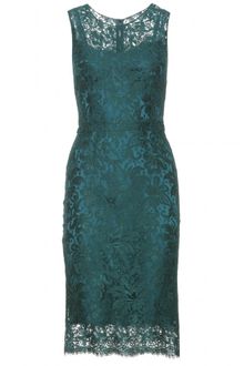 Dolce & Gabbana Dress with Lace Overlay - Lyst