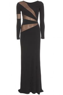 Emilio Pucci Evening Dress with Sheer Panels - Lyst