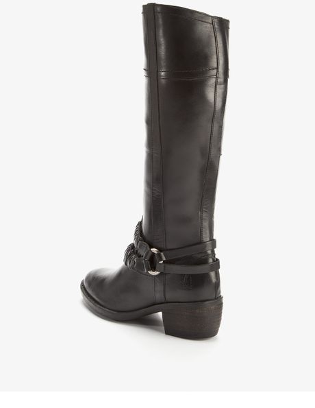 Hush PuppiesÂ® Hush Puppies Penine Leather Knee High Boots Black in ...