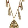 Mango Touch Tassels Pendant Necklace in Gold (94) - Lyst
