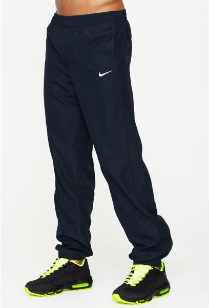 black cuffed track pants