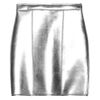 Sass And Bide The Star Turn Metallic Neoprene Mini Skirt in Silver - Lyst