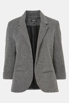 Topshop Monty Textured Blazer - Lyst
