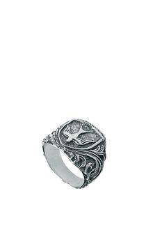 Zoe & Morgan Swallow Crest Ring In Silver (sterlingsilver) 