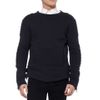 Balmain Cotton Jersey Biker Sweatshirt in Blue for Men - Lyst