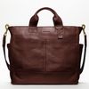 Coach Bleecker Legacy Leather Utility Tote in Brown for Men (burgundy) - Lyst