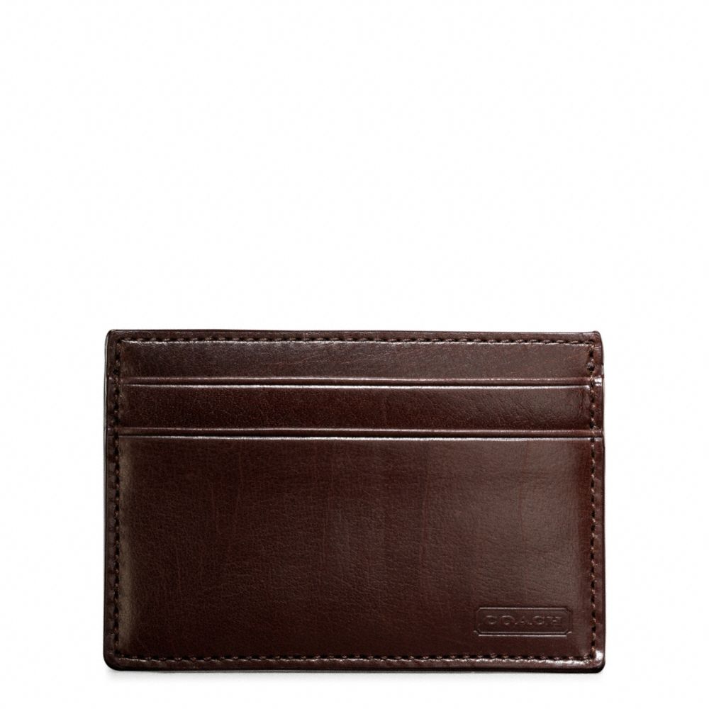 Coach Slim Card Case In Water Buffalo in Brown for Men (mahogany) Lyst