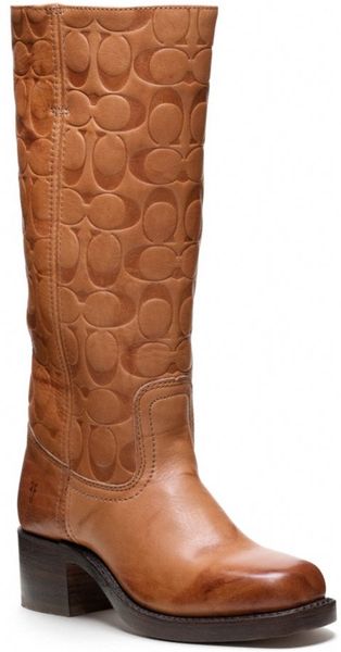 frye campus boot saddle