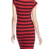 French Connection Striped Jersey Dress  in Red (love red n) - Lyst