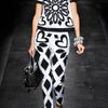 Moschino Stretch Canvas Pants in White (white/black) - Lyst