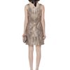 Oscar De La Renta Beaded Fringe and Lame Dress in Gold - Lyst