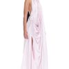 Vionnet  Viscose Satin Gown in Pink (pink orchid/black) - Lyst