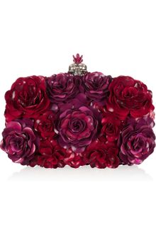 Alexander McQueen Enameled Flower Box Clutch - Lyst
