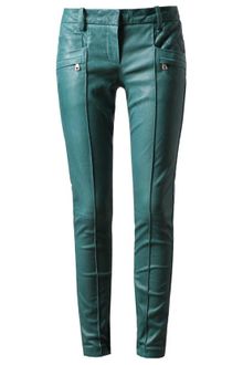 Balmain Leather Biker Trousers - Lyst