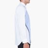 Comme Des Garçons White Striped Patchwork Front Shirt in White for Men - Lyst