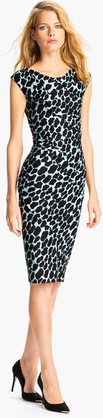 Diane Von Furstenberg Luisa Silk Jersey Sheath Dress - Lyst