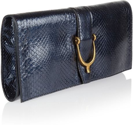 gucci navy clutch