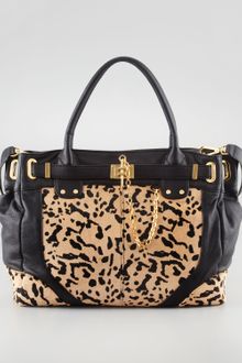 Rachel Zoe Leopardprint Calf Hair Zoe Tote Deux Bag - Lyst