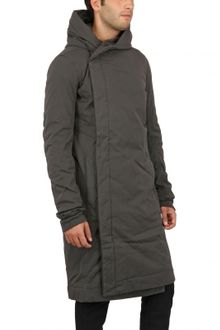 Rick Owens Stretch Tenting Cotton Hooded Coat - Lyst
