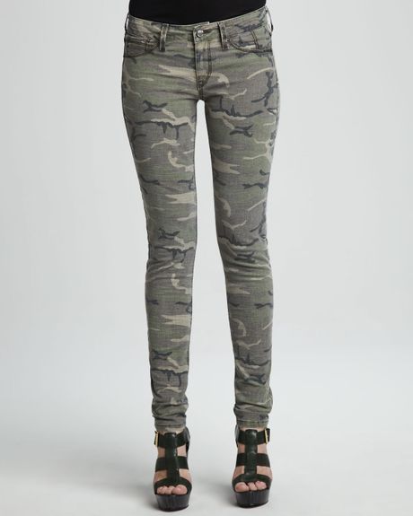 camouflage skinny jeans