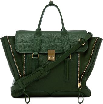 3.1 Phillip Lim Pashli Satchel in Jade - Lyst