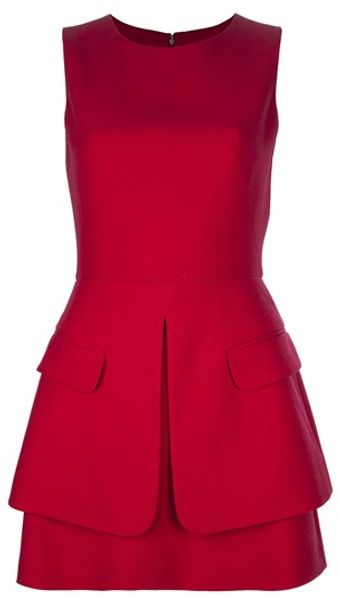 Alexander McQueen Mini Dress - Lyst