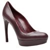 Alexander Mcqueen Cracked Pump in Red (oxblood) - Lyst