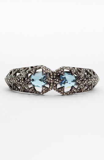 Alexis Bittar Miss Havisham Deco Hinged Bracelet - Lyst