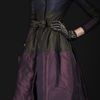 Burberry Prorsum Bow Belt Downfilled Coat in Purple (clnial blu) - Lyst