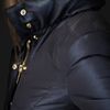 Burberry Prorsum Bow Belt Downfilled Coat in Purple (clnial blu) - Lyst