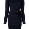 Class Roberto Cavalli Ruffle Detail Dress in Black - Lyst