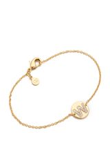 Gorjana Alphabet Coin Bracelet