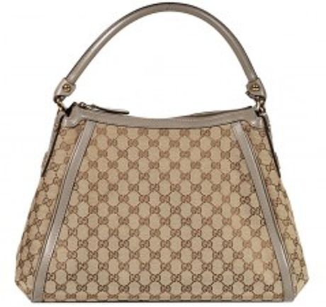 Gucci Scaarlet Large Gg Hobo Bag in Brown (white) - Lyst