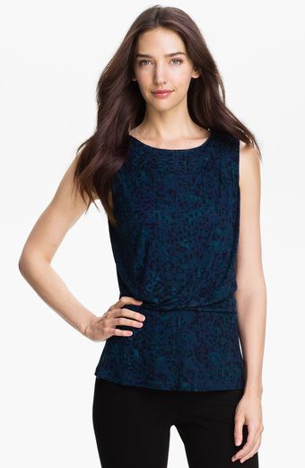 Halogen Knit Peplum Top - Lyst