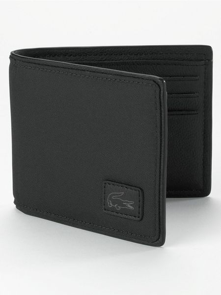 Lacoste Lacoste Mens Wallet in Black for Men | Lyst