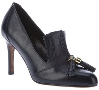 Lola Cruz Tassel Court Shoe Pump - Lyst