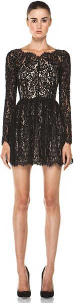 Lover Millie Lace Dress in Black - Lyst