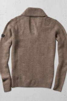 Ben Sherman Cable Shawl Cardigan Sweater - Lyst
