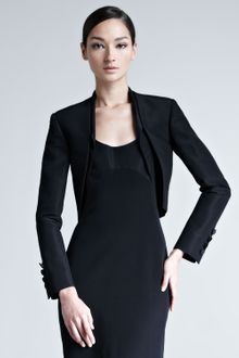 Carolina Herrera Silk Faille Bolero Jacket - Lyst